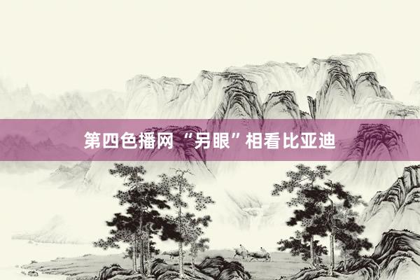 第四色播网 “另眼”相看比亚迪